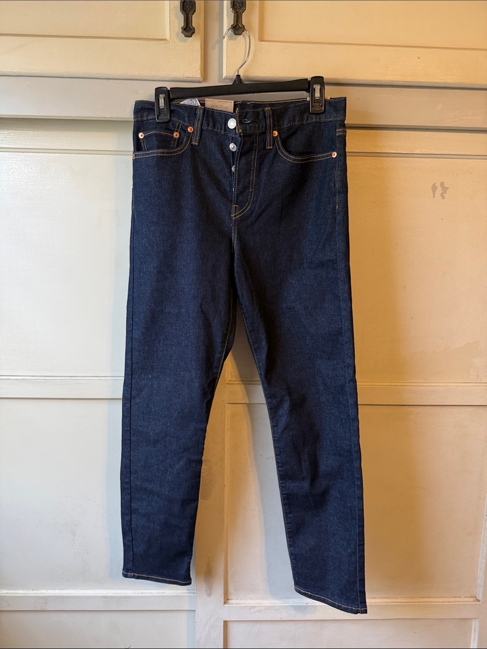 Levi's Women's Straight Leg Jeans - Dark Blue